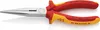 A pair of insulated long-nose pliers with red and yellow handles, presented against a white background. Anteprima dell’immagine prodotto
