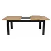 INSPIRO Essgruppe Eiche Cremona/Schwarz + 6 Stühle Samt Schwarz – Esszimmer zum Zusammenkommen Produktbild-Vorschau