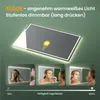Mai & Mai Wandspiegel Badezimmer Spiegel LED 140x70cm LED Produktbild-Vorschau 5