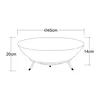 A diagram showing the dimensions of a fire pit. Produktbild-Vorschau