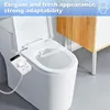 Dusch WC Bidet Aufsatz Toilette Intimdusche Doppel Düse Produktbild-Vorschau 5