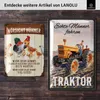 LANOLU Retro Blechschild DORFLEBEN- lustige Schilder mit Produktbild-Vorschau 6