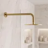 Rea Douchearm Rond Js-9021 40cm Brush Gold Productafbeelding-voorbeeld 5