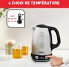 Tefal KI240D, 1,7 l, 2400 W, Černá, Nerezová ocel, Nerezová Náhled obrázku produktu 5