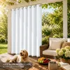 1x Garden Outdoor Vorhang Wetterfest Mit ösen Wasserdicht Produktbild-Vorschau 2
