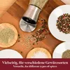 GOURMEO Gewürzmühle mit Keramikmahlwerk, rostfrei | Produktbild-Vorschau 5