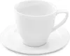 Kaffeebecher & Untertasse, Weiß - Porzellan - Produktbild-Vorschau 1