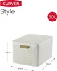 box úložný RATTAN 44,5x33x25cm (L) s víkem, STYLE2, PH KRÉM Náhľad obrázku produktu 15