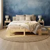 Homestyle4u Drevená posteľ 140x200 s 2 zásuvkami Prírodná Náhľad obrázku produktu 18