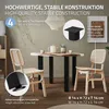 ML-Design zestaw 4 nóg stołowych I-Design, 72 cm, czarne Podgląd zdjęcia produktu 2
