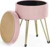 SONGMICS Sitzhocker, Hocker mit Stauraum, Samt Produktbild-Vorschau 2