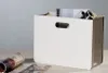 Gilde Zeitungsständer, "Zeitungskorb", Kunstleder, Textil, Anteprima dell’immagine prodotto 2