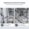 SONNI Armoire de toilette en inox avec tablette et Voir les images du produit 7