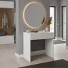 Schreibtisch Computertisch weiß matt - 90x50 cm mit Produktbild-Vorschau 4