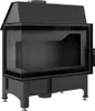 Kamineinsatz aus Stahl ZIBI DECO links 11 kW Ø 180 schwarz Produktbild-Vorschau 1