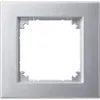 Merten M-PLAN-Rahmen 1fach 486160 aluminium Produktbild-Vorschau 1