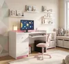 Scrivania per bambini, rosa/fucsia. Scrivania per Anteprima dell’immagine prodotto 4