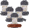 5 x ALIZE Puffy 87 Coal Grey mit Label Produktbild-Vorschau 1