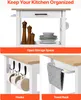 SucceBuy Carrello da cucina a isola mobile con armadio e Anteprima dell’immagine prodotto 2