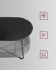 Close-up of a modern coffee table with informational icons on the side. Náhled obrázku produktu