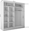 AX LIVING Armoire portes coulissantes Cabinio chene artisan Voir les images du produit 3