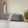 Panca HOMCOM, panca da letto con spazio contenitore, panca Anteprima dell’immagine prodotto 2