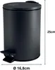 Spirella Treteimer Cannes - schwarz - 3 Liter - Metall - Produktbild-Vorschau 12