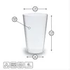 200 Trinkbecher aus Kunststoff, 300 ml, Transparent, Produktbild-Vorschau 5