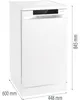 Gs541D10W Myčka 45Cm Gorenje Náhľad obrázku produktu 5