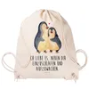 Mr. & Mrs. Panda Jutebeutel Pinguine Einschlafen - Produktbild-Vorschau 4