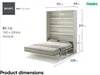MEBLINI Schrankbett Bed Concept - Wandbett mit Lattenrost - Produktbild-Vorschau 8