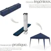 Tonnelle pliable Linosa 3x3m - bleu Voir les images du produit 4