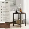 Table d’appoint Grimsby 40x40x55,5cm - Bois foncé Voir les images du produit 2