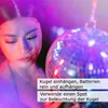 Spiegelkugel Set - 20cm Discokugel mit Batteriemotor - Produktbild-Vorschau 9