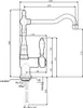 Smeg Küchenarmatur mit Hebel MIR6O-2 29,9 cm Messing Produktbild-Vorschau 2