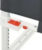 vidaXL Barrière de sécurité pour lit de bébé gris foncé Voir les images du produit 7