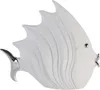 GILDE Dekofigur Figur Fisch weiss, silber H. 26 cm,59835 Produktbild-Vorschau 1