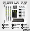 Winmau MvG Dart Steeltip 50-teiliges Dartset Sätze Produktbild-Vorschau 6