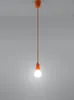 Lampe pendante DIEGO 1 orange 1xE27 15W PVC 90x9x9cm Sollux Voir les images du produit 15