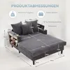 LVHOM Schlafsofa mit LED & USB, Chaiselongue mit Produktbild-Vorschau 7