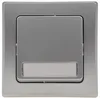 DELPHI Taster mit Namensschild 0-250V/ 10A inkl. Rahmen UP Produktbild-Vorschau 7