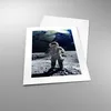 Poster - Poster ohne Rahmen - Astronaut Mond Erde Raum - Produktbild-Vorschau 3