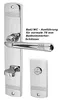 Türbeschlag 1383 Helena LS WC Chrom Türdrücker Türklinke Produktbild-Vorschau 2