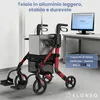ELONEO 2in1 carrozzina rollator pieghevole e leggera con Anteprima dell’immagine prodotto 8