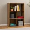 Standregal Eiche 6 Fächer 60 x 90 x 30 cm vielseitig als Produktbild-Vorschau 1