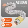 VEVOR Tuyau flexible en aluminium 7620mm de long Tuyau de Voir les images du produit 4