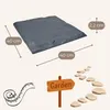 8er Set Trittplatten für Garten inkl. Erdspießen Produktbild-Vorschau 2