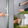 Collage of three images showing different steps of assembling a tent or shelter. Produktbild-Vorschau