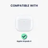 kwmobile Hülle für Apple Airpods 4 Case mit Schlaufe - Produktbild-Vorschau 2