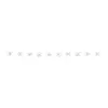 A string of starburst-shaped LED lights on a white background. Produktbild-Vorschau